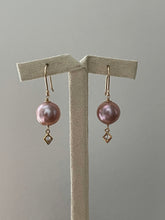 Load image into Gallery viewer, Pink Edison Pearls &amp; Diamond Shaped Charm