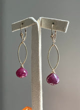 Load image into Gallery viewer, Ruby Onions, 14kGF Earrings