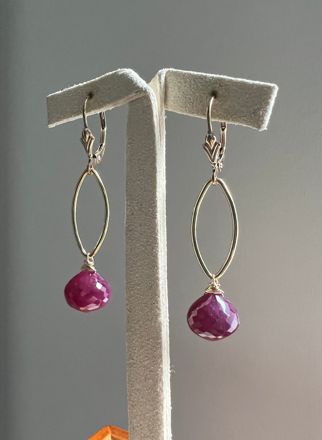 Ruby Onions, 14kGF Earrings