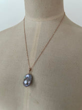 Load image into Gallery viewer, Silver Baroque Pearl on 14kRGF Necklace