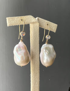 Ivory Baroque Pearl 14kGF Earrings