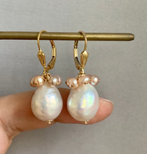 Load image into Gallery viewer, White Baroque &amp; Pink Pearls 14kGF