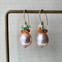 Load image into Gallery viewer, Light Peach Edison Pearls &amp; Gemstones 14kGF