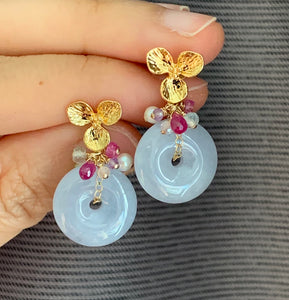Type A Lavender Jade & Gemstones for C.