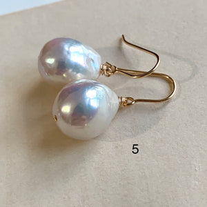 Minimalist Pearl Earrings #5-9