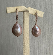 Load image into Gallery viewer, Pink Edison Pearls 14KRGF Earrings