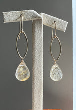 Load image into Gallery viewer, Golden Rutile, 14kGF Marquise Earrings