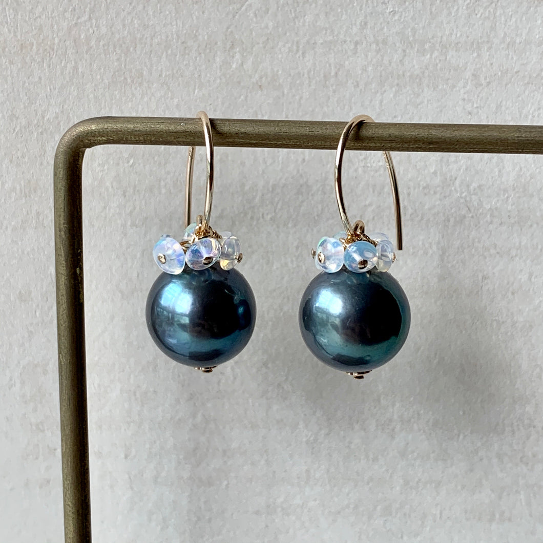 Peacock Pearls & Opal