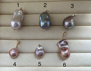 Baroque Pearl Pendants