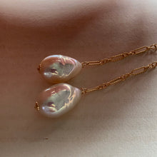 Load image into Gallery viewer, Lustrous White Pearls on 14k Gold Filled Studs