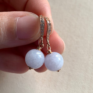 Simple Lavender Jade on Rose Gold