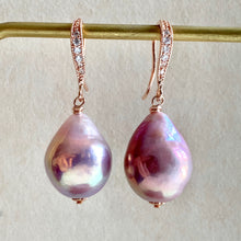 Load image into Gallery viewer, Unicorn Pink Edison Pearls on 14k Rose Gold Filled