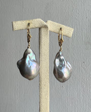 Load image into Gallery viewer, Silver Baroque Pearls 14kGF Earrings