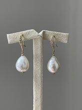 Load image into Gallery viewer, Drop Ivory Pearls on Gold Hooks