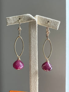 Ruby Onions, 14kGF Earrings