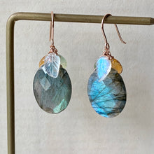 Load image into Gallery viewer, Shades of Blue #1: Labradorite Prehnite 14kGF