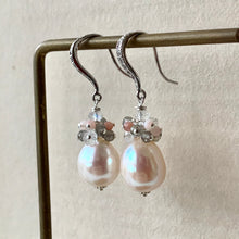 Load image into Gallery viewer, AAA Cream Pearls with Gemstones 925 Silver Pearls