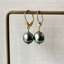 Load image into Gallery viewer, AAA Large Tahitian Peacock Pearls 14kGF
