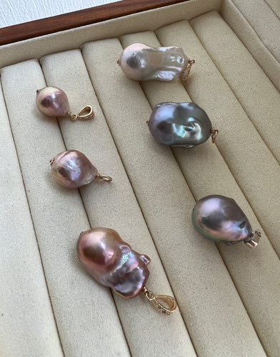 Baroque Pearl Pendants