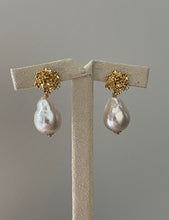 Load image into Gallery viewer, Drop Ivory Pearls &amp; Bouquet Studs