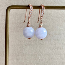 Load image into Gallery viewer, Simple Lavender Jade on Rose Gold