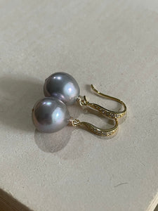 Silver Pearls in Gold & Silver