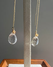 Load image into Gallery viewer, Golden Rutile, Citrine 14kGF Threader Earrings
