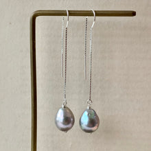 Load image into Gallery viewer, Silver Baroque Pearls 925 Silver Threaders