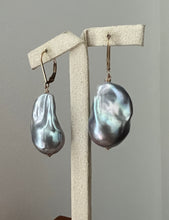 Load image into Gallery viewer, Large Silver Baroque Pearls 14kGF Earrings