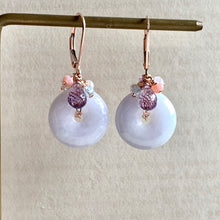 Load image into Gallery viewer, Type A Lilac Lavender Signature Earrings 14kRGF