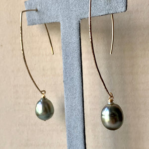 AAA Large Edison Pearls (Hand Forged) 14kGF Earrings