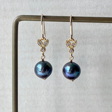 Load image into Gallery viewer, Peacock Freshwater Pearls Gold Bee