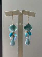 Load image into Gallery viewer, Jade Shells #12: Larimar, Turquoise, Opal, Tanzanite