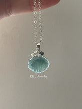 Load image into Gallery viewer, Jade Shells #16: Pearls &amp; Iolite Necklace