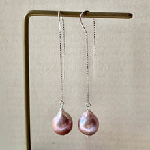 Load image into Gallery viewer, Pink Edison Pearls on 925 Silver Threaders
