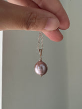 Load image into Gallery viewer, Purple-Pink Edison Pearl 14kRGF Necklace