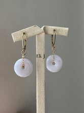Load image into Gallery viewer, Lavender Jade, Pink Edison Pearls &amp; Gemstones Interchangeable 14kGF Earrings