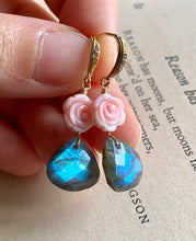 Load image into Gallery viewer, Labradorite &amp; Pink Roses