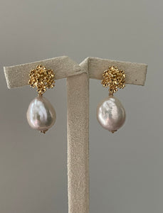 Rounded Pearls & Bouquet Studs