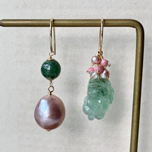 Load image into Gallery viewer, Icy Type A Pixiu &amp; Lavender Pearls