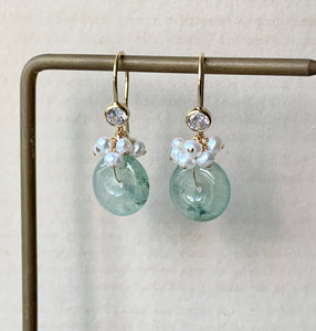 Petite Jade Donuts: Floral Icy Jade & Pearls