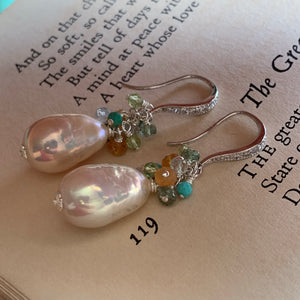 Summer Gems Edison White Pearls on Sterling Silver