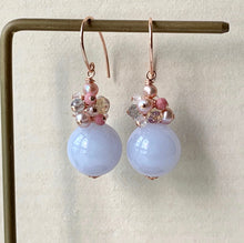 Load image into Gallery viewer, Eli. J Singature: Type A Lavender Jade &amp; Gem Cluster 14KRGF