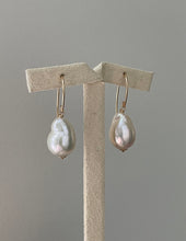 Load image into Gallery viewer, Ivory Pearls on Curved 14kGF Hooks