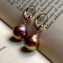 Load image into Gallery viewer, Rainbow Gold Lustre Pearls on 14k Gold Filled