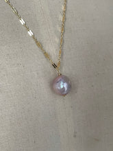 Load image into Gallery viewer, Plump Pink Edison Pearl 14kGF Necklace