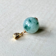 Load image into Gallery viewer, Floral Jade Earrings Pendant Set