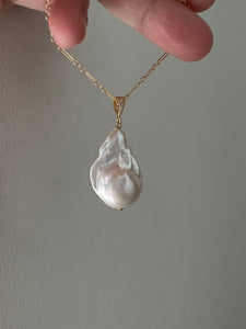 Ivory Baroque Pearl 14kGF Necklace