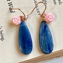 Load image into Gallery viewer, Kyanite &amp; Roses 14k Rose Gold Filled