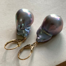 Load image into Gallery viewer, AAA Dark Silver Baroque Pearls on 14k Gold Filled